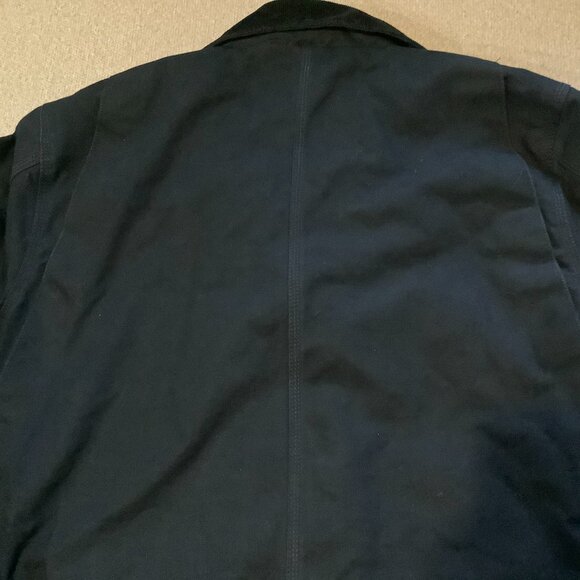 Carhartt Duck Chore Blanket Lined Jacket Coat Black Size Medium - Picture 6 of 13